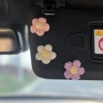 Crochet Flowers Dashboard Decorations, 6Pcs Cute Car Accessories for Women Interior Aesthetic, Handmade Knit Flowers Home Decor - Image 7