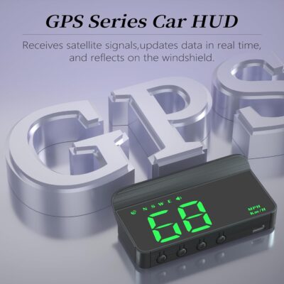 Heads Up Display for Cars,Windshield Speedometer Projector M1Green ,Digital GPS Speedometer with Speed,Driving Direction,Overspeed Alarm Fatigued Driving,GPS Mode for All Vehicles - Image 4