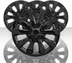 Set of 4 16" 10 Spoke Wheel Covers for Nissan Sentra 2013-2019 - Gloss Black