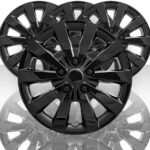 Set of 4 16" 10 Spoke Wheel Covers for Nissan Sentra 2013-2019 - Gloss Black