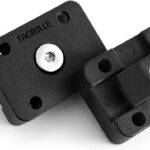 Mounting Bracket Base for MOLLE Panel, MOLLE Adapter Accessories Mount for Fire Extinguisher Mount Gun Rack Gas Can Holder, 2-Pack