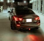 iJDMTOY Universal Fit Smoked Lens 15-LED Rear Bumper Diffuser Rear Fog Pilot Light Kit w/Race Car Style Strobe Brake Feature & Adjustable Add-On Mounting Bracket For Car SUV - Image 5