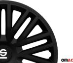 Sparco Wheel Covers Bergamo - 16-inch - Black - Set of 4 Pieces - Image 8