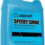 Nanoskin SPEEDY SHINE Exterior Tire & Trim Gel 1 Gallon - Restores and Conditions Faded Tires, Trim, Bumpers and Rubber for Car Detailing | Safe for Cars, Trucks, SUVs, Motorcycles, RVs & More, 128 Fl Oz (Pack of 1)