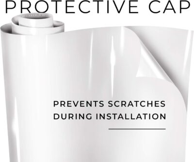 VViViD+ Ultra Gloss Premium Vinyl Car Wrap Film (1ft x 5ft, Gloss White) - Image 4