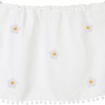 Car Side Window Sun Shade Privacy Curtain for Baby - Blackout UV Protection Car Window Shades with Suction Cup for Back Seat - Cute Auto Camping Windows Screen Shades (Five Small Flowers)