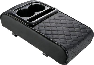 Car Armrest Cushion Center Console Armrest Pillow Simple Assembly Replace Leather Lightweight Interior Organizer - Image 7