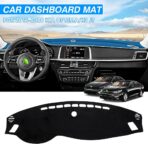 CARTIST Custom Fit for Suede Dash Cover 2016 2017 2018 2019 2020 Kia Optima Dashboard Mat Non-Slip Dash Mat Pad Carpet Odorless Sunshade Glare UV Rays Protector - Image 3