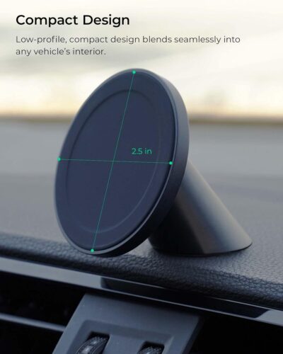 iOttie Velox Magnetic Flush Car Mount - Compatible with MagSafe iPhones, Including iPhone 12, 13, 14, and 15 Series - Image 5