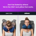 Cabeau Evolution S3 Travel Pillow – Straps to Airplane Seat – Ensures Your Head Won’t Fall Forward – Relax with Plush Memory Foam – Quick-Dry Fabric Keeps You Cool and Dry (Indigo)… - Image 7