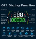 HUD Heads Up Display for Cars 2025 New Universal Digital GPS Speedometer LED Display with MPH Speed Compass Overspeed Alarm Fatigued Driving Alert,USB Cable Plug and Play for All Vehicle - Image 2