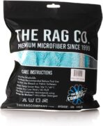 The Rag Company - The Liquid8r - Absorbent 70/30 Blend Microfiber Drying Towel for Cars, Trucks, SUVs, Safe for Detailing + Scratch Free, Twist Loop, 1100gsm, 20in x 24in, Aqua Blue/Grey - Image 8