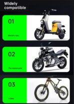 Detachable Motorcycle Waterproof Phone Holder Bike Phone Mount (with Hanging Rope) ，Base for iPhone Series and More 4.0" – 7.0" Cellphone (Rear View Mirror) - Image 4