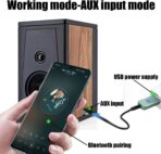 USB to Bluetooth Car Kit,Wireless Audio Adapter, Music Receiver for Home,Car Stereo Sound System,Portable Speskers,(Aux in) with 3.5mm Cable (H222 Green) - Image 3