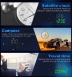 HUD Heads Up Display for Cars 2025 New Universal Digital GPS Speedometer LED Display with MPH Speed Compass Overspeed Alarm Fatigued Driving Alert,USB Cable Plug and Play for All Vehicle - Image 7