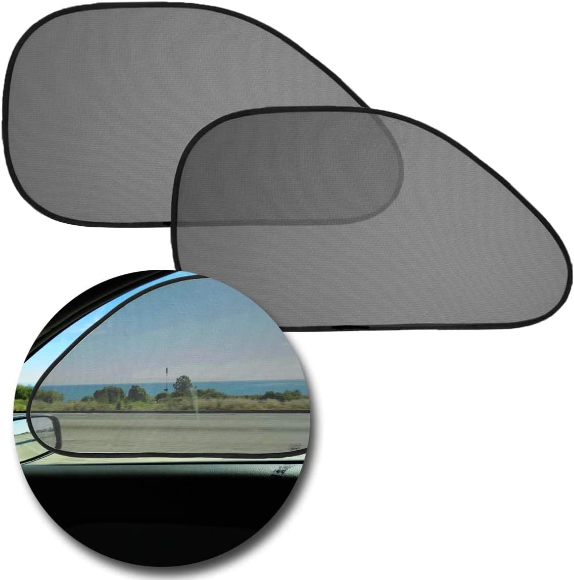 61jQVyWhmUL._AC_SL1172_.jpg VaygWay Baby Window Sun Shade- Car Accessories Side Sun Visor- Kids Pets Seat 2 Pk- Sun Glare UV Rays Protection - Image 1