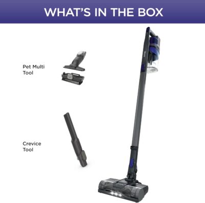 Shark | Pet Cordless Vacuum Cleaner | LED Headlights | Removable Handheld Vacuum for Pet Hair | Crevice Tool & Pet Multi-Tool Included | 40min Runtime | For Carpet & Hard Floors | Grey | IX141 - Image 8