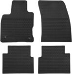 Car Floor Mats Custom Fit for Ford Escape 2020 2021 2022 2023 2024 2025 2026 （Not for Hybrid） Odorless Washable Heavy Duty Rubber (All Weather) Floor Liners Set Black