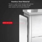 Stainless Steel Fire Extinguisher Cabinet for 5-10 pounds Extinguisher 20'' x 12.7'' x 6.9'' Accommodate Two Extinguisher Indoor/Outdoor Ground Fire Extinguisher Box Waterproof Dustproof - Image 4