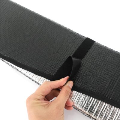 D-Lumina F150 Front Windshield Sun Shade - Compatible with Ford F-150 2021 2022 2023 2024 2025 - Foldable/Roll Up Car Window Heat Shield, Sunshade Protector - Image 6