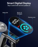 Cordless Vacuum Cleaner, 8-in-1 Cordless Stick Vacuum Cleaner with 3 Suction Modes, Up to 45mins Runtime, Rechargeable, Self-Standing, Wireless Vacuum Cleaners for Home Pet Hair Carpet Car Hard Floor - Image 3