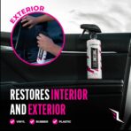 Legendary Gloss Dressing with Applicator 16oz - Tire Shine Spray & Plastic Restorer – Water Based & Non-Greasy Interior/Exterior Detailing Spray - Trim, Rubber, Vinyl & Plastic Restorer for Cars - Image 5