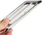 TuTuYa Car Side Mesh Vent, Universal Car Air Flow Chrome Fender Side Vent Decor Sticker Accessories,1 Pair - Image 4