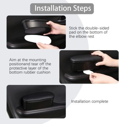ASUBHA Upgrade Arm Rest for Car with Car Armrest Storage Box, Car Armrest Cushion with Adjustable Sliding Design, Essential Car Interior Accessories Car Arm Rest for Most Cars - Image 4
