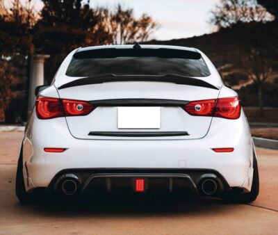 iJDMTOY Universal Fit Smoked Lens 15-LED Rear Bumper Diffuser Rear Fog Pilot Light Kit w/Race Car Style Strobe Brake Feature & Adjustable Add-On Mounting Bracket For Car SUV - Image 4