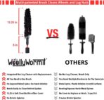 Wheel Cleaning Brush Car Detailing Kit - Rim Brush, Lug Nuts and Wheel Cleaner Brush Car Wash Kit -Tire Brushes for Cleaning Rims - Car Cleaning Supplies and Rim Cleaner Brush Set - Image 6