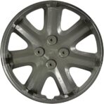 Upgrade Your Auto Set of Four 15' Silver Hubcap Wheel Covers for Honda Civic 2003-2005 (Push-on) - Image 5