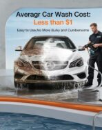 Ikewzbk Cordless Pressure Washer Battery Powered,1800 PSI Cordless Power Washer,4 A Battery*2,5-in-1 Nozzle,3 Power Level,Handheld Portable Pressure Washer for Car Home Patio Driveway Fence Cleaning - Image 2