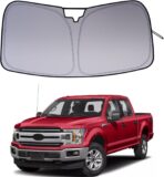 Windshield Sun Shade Compatible with 2015-2020 Ford F150 Accessories,Foldable Front Sun Visor,F-150 Sunshade,Fits Lariat,King Ranch,Platinum,XL,XLT,Limited and Raptor Model - Image 9
