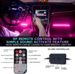 Xprite Upgraded 144LED RGB Interior Car Lights with Smart App Control/Wireless Remote Control, Music Sync Mode, DIY Mode and Multiple Scene Options, Universal for Cars Truck ATV UTV(4pcs) - Image 5