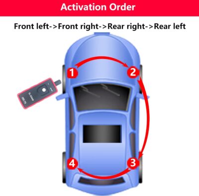 Upgraded Ford TPMS Relearn Tool Ford TPMS Reset Tool TPMS Programming Tool Tire Pressure Sensor Reset Train Tool for Ford Lincoln Mercury F150 Focus Kuga Mustang Transit Taurus Edge Escape TPMS Tool - Image 6