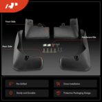 A-Premium Set of 4PCS Mud Flaps Splash Guards Mudguards Mudflaps with Hardware Kits Accessories Compatible with Toyota RAV4, 2013-2015, Sport Utility, Black Color, Front LH RH and Rear LH RH - Image 3