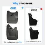 4PCS Mud Flaps Fit for 2024 2025 2026 Toyota Tacoma, Front & Rear Splash Guards, Custom Fit Mud Guards, No-Drill Installation, All-Weather Protection, Tacoma Accessories - Image 4
