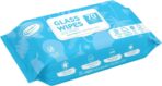 Air Jungles Glass and Window Cleaner Wipes 70 Count, Extra Large 8" x 10" Size Cleaning Wipes for Car Windshield, Headlight, Mirror, Tile and Home Glass Surface