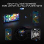 [2026 Fully Laminated Screen] CarpodGo T3 Pro Portable 60fps Wireless Carplay Android Auto,8.9 Inch 1920 * 720 IPS Touch Screen Car Stereo,Display-Only BT Mode Supports Steering Wheel Controls - Image 5