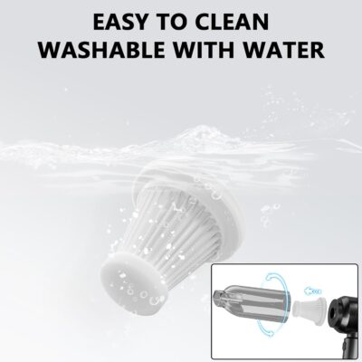 Professional Car Vacuum Cleaner, 20000Pa Powerful Handheld Vacuum for Car Interior Cleaning, Portable Cordless Mini Vacuum with Brushless Motor & Crevice Tool for Car - Image 4