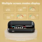 Windshield Speedometer Projector, Digital Speedometer for Car GPS Speedometer with Speed, Overspeed, Heads Up Display for Cars Suitable for All Vehicles - Image 3