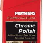 Mothers California Gold Chrome Polish, 12 oz. — Cleans & Brightens Chrome Bumpers, Wheels, Trim & Accessories, Protects Against Fingerprints, Rust & Corrosion, Safe on Glass & Mirrors (05212)