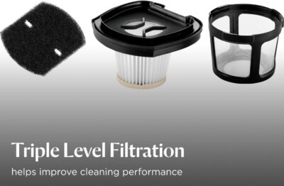 Bissell Pet Hair Eraser Cordless Hand Vacuum, Lithium Ion, Home, Auto, and Pet Vacuum, Easy-Empty Dirt Bin, Upholstery Tool, Brush Tool, and Crevice Tool Included, 2390A - Image 6