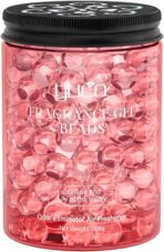Fragrance Gel Beads Superior Aroma Air Freshener, Eliminates Odors in Cars, Offices, Pet Areas, Cabinets, Plant Based, 200g, Pack of 1, Jasimine and Lily of the Valley