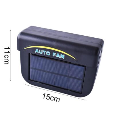 Solar Power Car Auto Air Vent Cool Fan Cooler Ventilation System Radiator Exhaust Heat Fan Automobile Fans with Rubber - Image 5