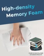 Aukee Car Headrest Pillow Memory Foam Car Neck Pillow with Adjustable Strap Soft Leather Headrest for Driving Home Office Black (1PC) - Image 8