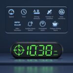 G9 Heads Up Display for Car Smart Speedometer HUD Shows Speed, Time, Trip Distance/Duration, 0-100km/h Time Direction with 7 Adjustable Color Modes. - Image 3