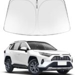 for 2019-2026 Toyota RAV4 - Premium Sunshade for Ultimate Heat & UV Protection, Foldable Front Windshield Sun Shade for SUV Crossover, TRD Off-Road, LE XLE XSE Hybrid Adventure Accessories
