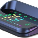 Heads Up Display M23 Color, GPS Digital Speedometer MPH for All Cars, Car Compass, Windshield Speedometer projector, Multi-function Display, Direction