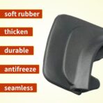 2 Pcs Mud Flaps Splash Guards Mudguards Mudflaps with Hardware Kits Accessories,8.27 Inches X 12.6inches Tire Rear Trim,Universal for Most Cars, Suvs (Black) - Image 5